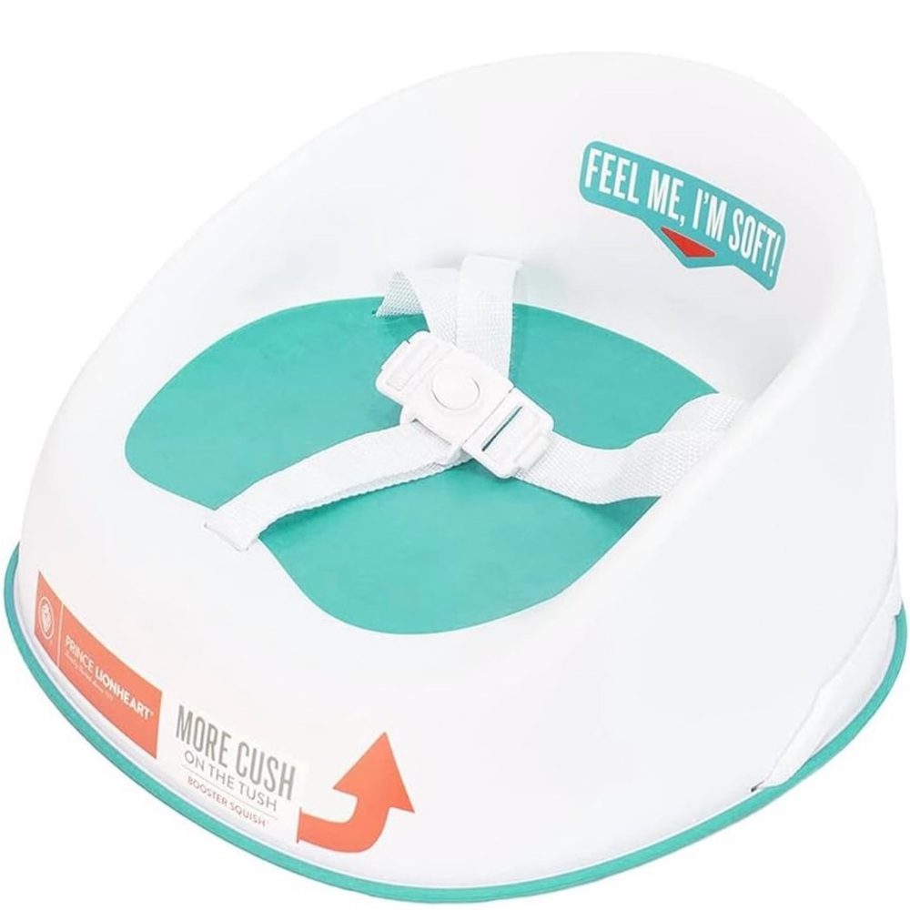 Soft Booster Seat - White and Green